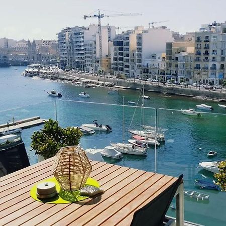 Splendid Seaside Retreat On Spinola Bay Lejlighed Saint Julian's Eksteriør billede